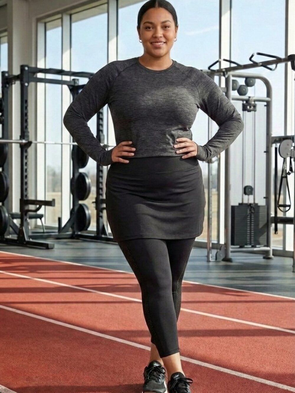 YITTY by Lizzo Black Active Tennis Skirt 4X Plus Size Athletic Running